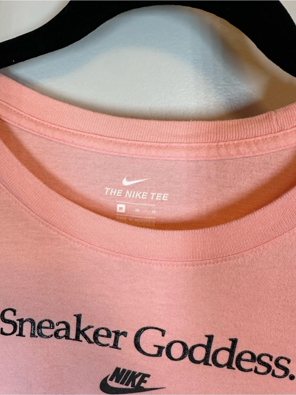 Nike Pink 'Sneaker Goddess' Graphic Tee